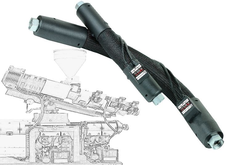 Mangueras calefactadas para el transporte de materia prima